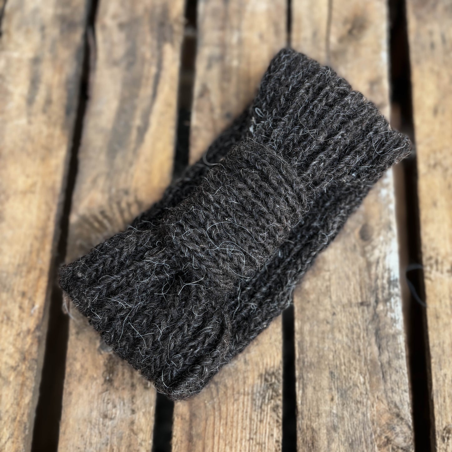 Stirnband - handgestrickt